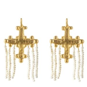 Crotalia Crucifix Earrings 1